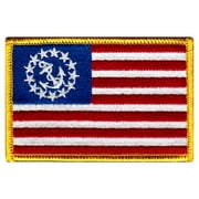American Flag Iron-on Embroidered Patch Yacht Ensign