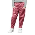 thumbnail image 4 of CPNG Joggers Pants Cargo Sweatpants Sweat Long Pants Toddler Kids Boys Girls Fashion Thick Pants Autumn and Winter Casual Warm Pants 10-11 Years, 4 of 9