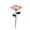 Red, variant on COM1950s Butterfly Feeder and Bee Watering Station, Metal Flower Garden Stake, Pollinator Water Feeder and Decorative Insect Drinker for Outdoor Garden Yard and Patio