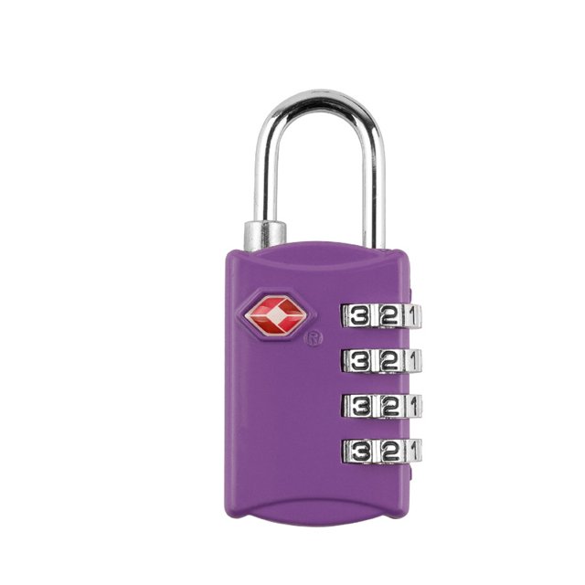 Candado de seguridad TSA para artículos de viaje, candado de seguridad TSA309, candado de seguridad con contraseña de cuatro dígitos, multiusos, color negro