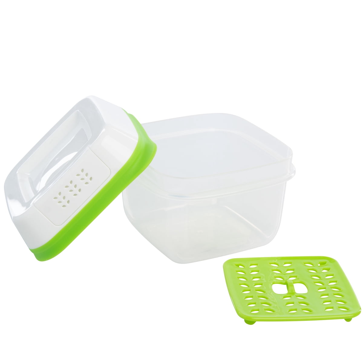 Rubbermaid FreshWorks Vorratsdosen – 3-teiliges Set, Große Behälter Mit FreshVent-Technologie, BPA-frei