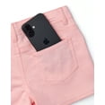 thumbnail image 5 of Real Love Girls' Twill Shorts - Super Stretch Twill Pull-On Casual Shorts (Sizes: 7-16), 5 of 7