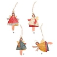 thumbnail image 3 of Wosthever Colgante de Navidad Metal de hierro decorativo DIY escaparate de ventana decoración colgante de Navidad ambientes festivos decoración de Año Kits de decoración para fiestas Blanco Wosthever HA067629-02, 3 of 6