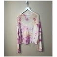 thumbnail image 4 of Victoria's Secret PINK Tie Dye Long Sleeve Cropped T-Shirt Top Pink L, $30 NWT, 4 of 4