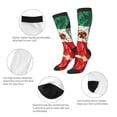 thumbnail image 4 of Knee High Socks for Women Mexico-Flag- Print Long Tube Sock Uniform Socks, 4 of 7