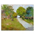 thumbnail image 3 of 22" x 18" Quiet Path by Carol Maguire - Wall Art Print on Canvas Fabric White, 3 of 3