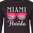 thumbnail image 4 of Inktastic Miami Florida Vacation Beach Trip Long Sleeve Youth T-Shirt, 4 of 5