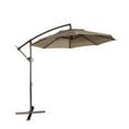 thumbnail image 2 of 10ft Heavy Duty Patio Hanging Offset Cantilever Patio Umbrella with Crank & Cross Base, 2 of 9
