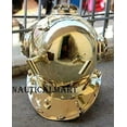 thumbnail image 3 of NauticalMart Morse US Navy Mark V Diving Divers Helmet Full Brass Full Size 18", 3 of 5