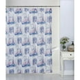 thumbnail image 4 of Printed Canvas Shower Curtain Polyester Beautiful Paisley Design 70" x 70" - Annabelle, 4 of 5