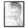 thumbnail image 2 of ArtToFrames 18" x 23" Satin Black Tall Picture Frame, 18x23 inch Black Wood Poster Frame (WOM-1852), 2 of 8