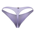 thumbnail image 3 of Xtremen Fashion Underwear 91217 Microfiber Thongs Color Lilac Size M, 3 of 5