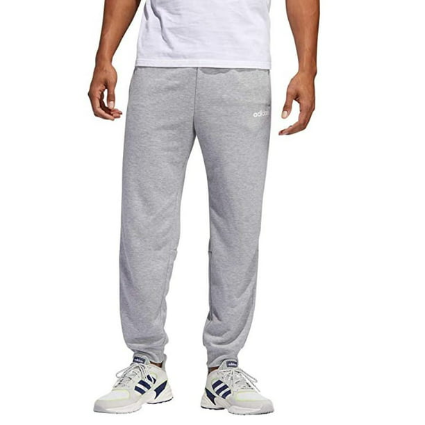 crédito Redondear a la baja La risa Adidas Climalite 3 Stripe French Terry Jogging Pants, Light Grey/White, M -  NEW - Walmart.com