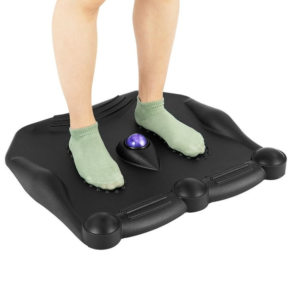 Gymax Anti Fatigue Standing Desk Mat w/ Massage Roller Ball Foot Massage Points Office