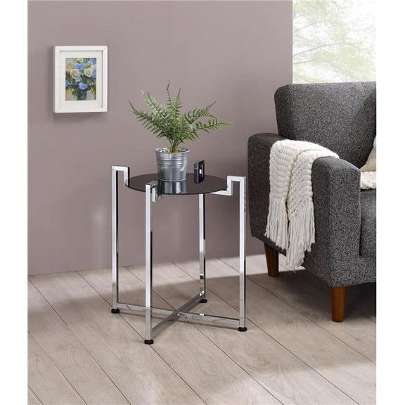 Torbla End Table, Chrome