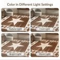 thumbnail image 7 of ODIKA 6'x9' Ultra-Soft Area Rug, Door Vintage Southwestern Distressed Border Lone Farmhouse Plank None Washable, Bare feet friendly, Silk-Touch for Guest Room, Bedroom, 7 of 7