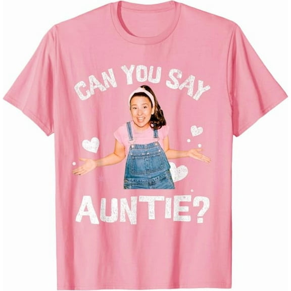 Ms. Rachel Birthday Shirt Can You Say Auntie Aunt T-Shirt For Men Women, Light Pink Color, Size S