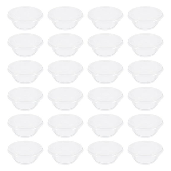 PBPBOX Small Plastic Containers with Lids for Home Use Transparent Easy to Store and Sets