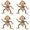 Black 4PCS, variant on Large Inflatable Monkeys 27 Inch Monkeys For Baby Showers Themed Birthday Parties Jungle Themed Birthday Parties Animal Inflatable Party And Decorations For Boys And Girls, 60X55 cm, Black 2PCS