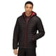 thumbnail image 2 of Regatta - Chaqueta con Capucha Arcadia II para Hombre (Negro Grafito/Rojo Oriente) Regatta UTRG3745_graphiteblackorientred, 2 of 3