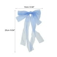thumbnail image 4 of Unique Bargains 1 Pc Fashion Ribbon Bow Hair Clips Hairdo Clip Blue, 4 of 5