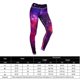 thumbnail image 2 of Pantalones de Yoga con Estampado de Estrellas Espaciales de de cinturo para Mujer, Mallas Elásticas para Entrenamiento de Pilates, Mallas - Púrpura, DYNWAVEMX Pantalones de Yoga para mujeres, 2 of 8