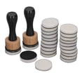 thumbnail image 3 of Ink Paints Mixing Blending Tool, 24 Replacement Foam Pads Wooden Handle Deep Saturation Ink Blending Tool  for Scrapbooking, 3 of 7