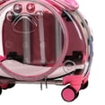 thumbnail image 5 of SHUO Y - Pet Trolley Case Clear Ventilation Holes Silent Wheels Convenient Portable Cats Dogs Backpack for Travel (Pink), 5 of 6