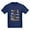 Navy, variant on - Too Many Trains White Lettering T Shirt - Dark T-Shirt Kids XS-XL