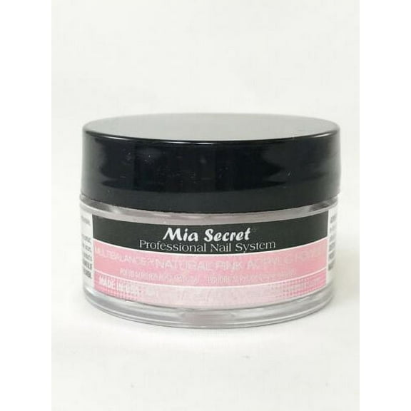 Mia Secret Acrylic Powder MultiBalance NATURAL PINK 0.25 oz (PL400-NB)