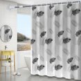thumbnail image 4 of Cortina impermeable de 180x200 cm para dormitorio (hojas negras), 4 of 5