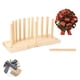 thumbnail image 4 of Bow Maker Cinta De Lazo De Doble Cara Fabricante De Decoración Material De Madera Natural Desmontable Diy Bow Crafts Maker Con 12 Varillas De Madera Para Regalo De Festival Minnieouse HA017141-00, 4 of 6