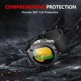 thumbnail image 5 of KOMI Hard Case Compatible with Samsung Galaxy Watch 5 Galaxy Watch 4 40mm with Screen Protector, HD Tempered Glass Screen Protector Cover Overall Protective Cover, 2 Pack, 5 of 5