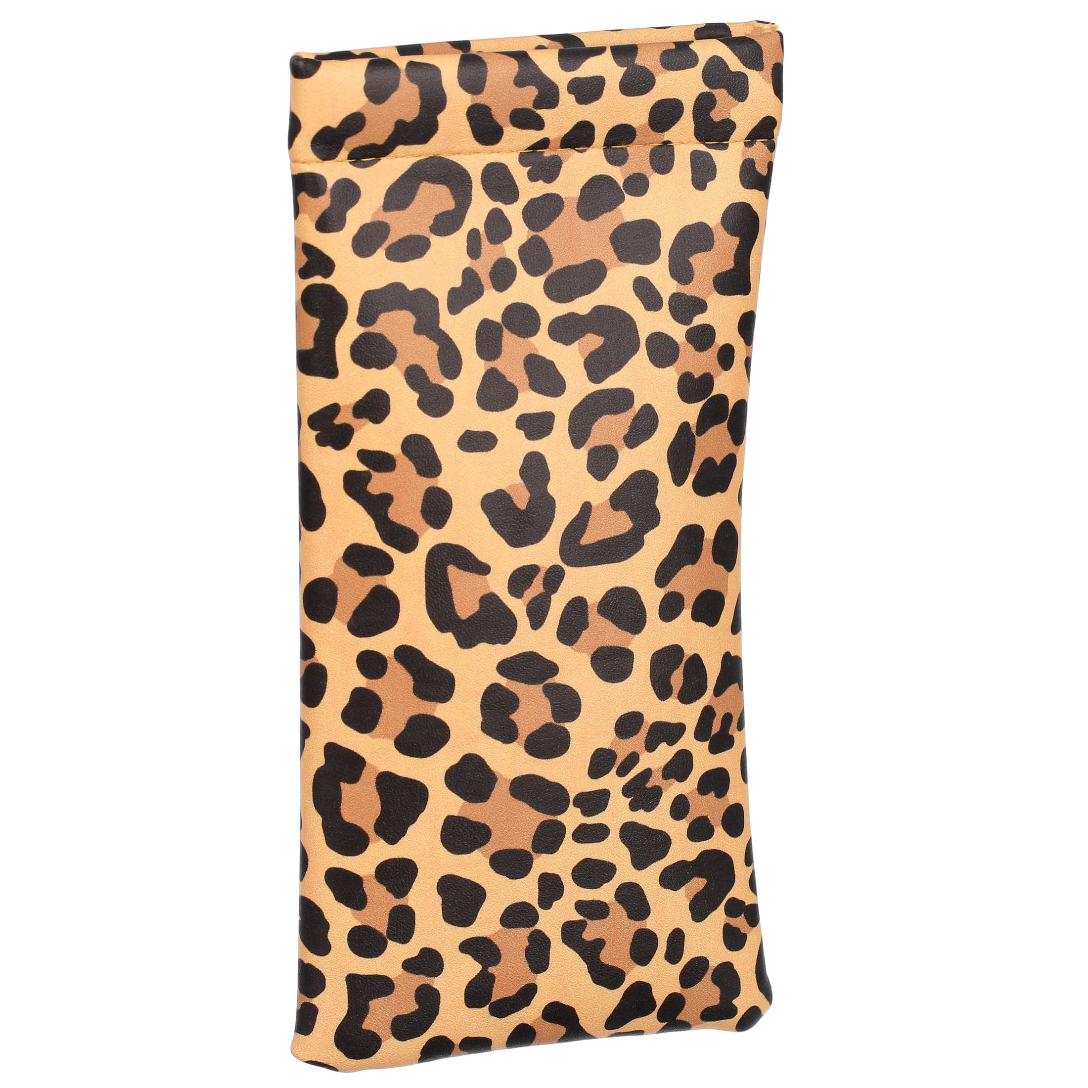 Caloptix Unisex Leopard print Sqeezer Eyeglass Case