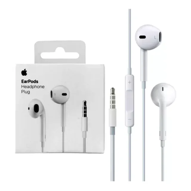 Apple Jack 3.5 Original Audifonos Earpods iPhone iPad iPod Apple Apple Jack 3.5 Original Audifonos Earpods