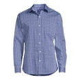 thumbnail image 3 of George Men's Classic Plaid Dress Shirt with Long Sleeves, Sizes S-3XL, 3 of 5