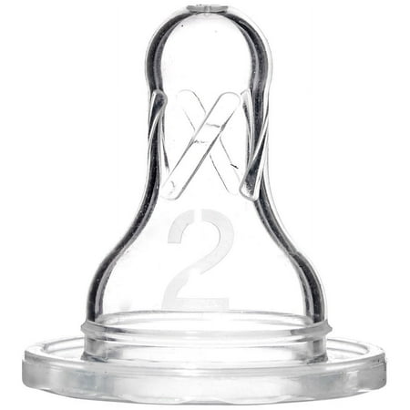 Dr Brown 2pk Level 2 Nipp Size 2ct Dr. Brown'S 2pk Level 2 Standard Nipple, 3-6 Months