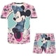 thumbnail image 2 of Conjuntos de ropa de Mickey Mouse para niñas de 1 a 14 años, camisetas de verano con cuello redondo y pantalones cortos con cintura elástica, ropa informal de dibujos animados, trajes 8T Gao Jinjia LED, 2 of 2