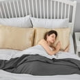 thumbnail image 4 of Funda De Almohada De Seda De Morera Champán Para La Salud Del Cabello Y La Piel, 51*76Cm, 4 of 5