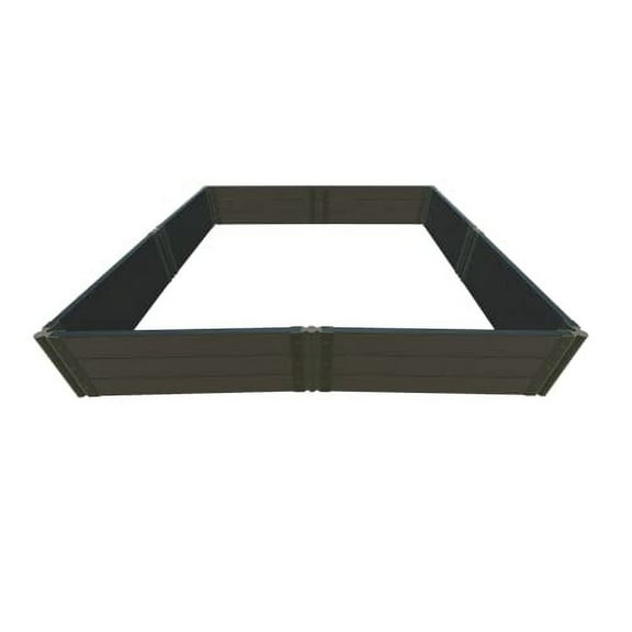 WEATHERED 2" 8'x8'x16.5" raised garden bed