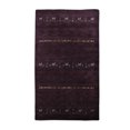 thumbnail image 3 of Rugsotic Carpets Handmade Rugs Hand Knotted Loom Rectangle 5'x8' Purple Wool for Indoor Use, 3 of 9