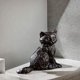thumbnail image 4 of Estatuas de animales Figuras de animales Estatuas decorativas Recuerdos Artesanía Decoración Estilo B, 4 of 7