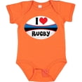thumbnail image 3 of Inktastic I Love Rugby Sports Ball Boys or Girls Baby Bodysuit, 3 of 5