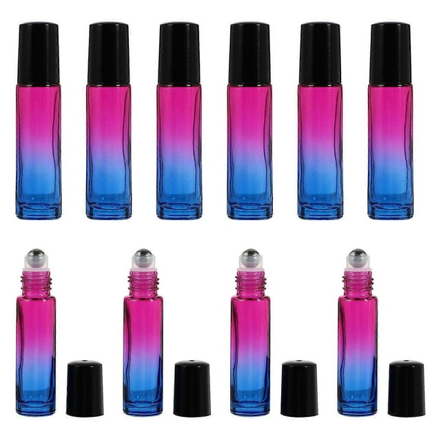 Glass Essential Oil Sub Bottles For Everyday Use Featuring Leak-Proof Design With 10Ml Capacity 10Pcs Sized 8.6X2Cm