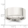 thumbnail image 2 of 925 Sterling Silver 9mm Comfort Fit Flat Band Ring Size 11.5, 2 of 6