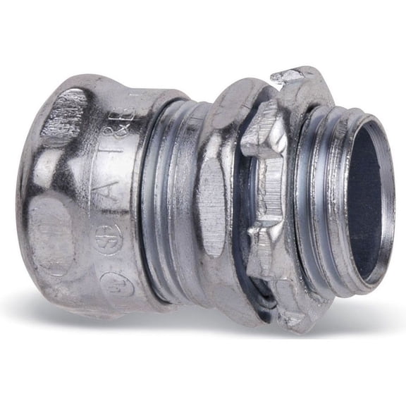 Thomas & Betts 5221, 3/4", Steel, Insulated, Compression, EMT Connector, 1pc