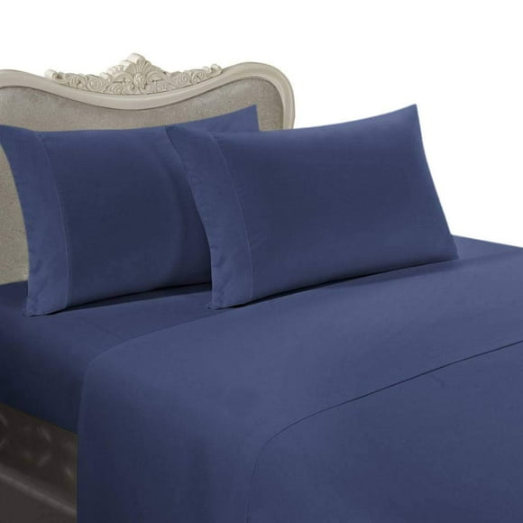 EGYPTIAN BEDDING Luxurious Rayon from Bamboo Sheet Set - Full Size Royal Blue 1000 Thread Count Rayon Sheet Set (Deep Pocket)