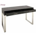 thumbnail image 3 of Stylish Ss Leather Console Table, 3 of 3