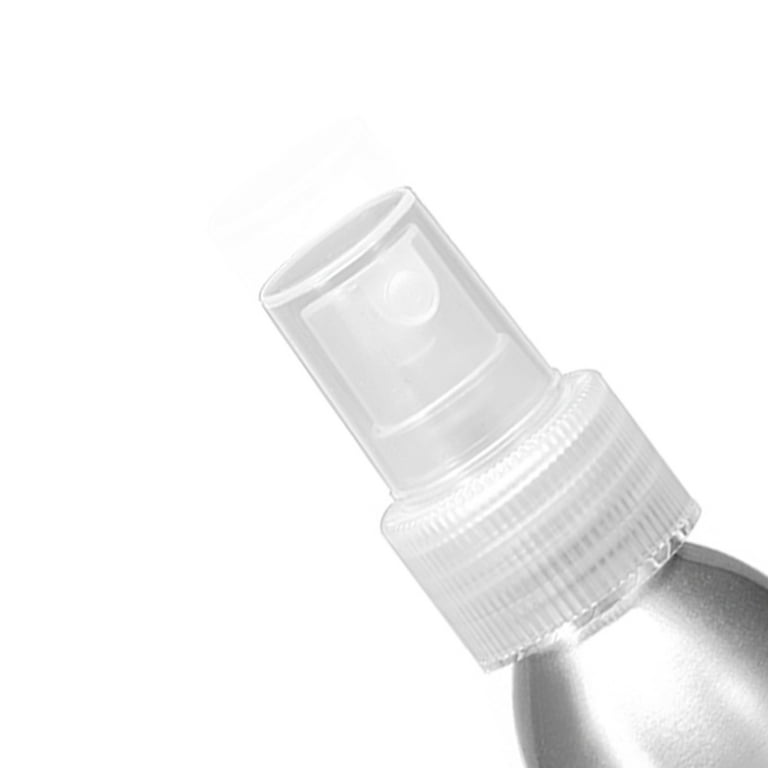 Uxcell 1oz/30ml Spray Bottle with Clear Mist Sprayer Aluminium Silver Tone 1pcs, Size: Small