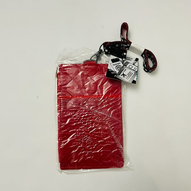 Minnie-LANYARD W/PASSPORT HOLDER